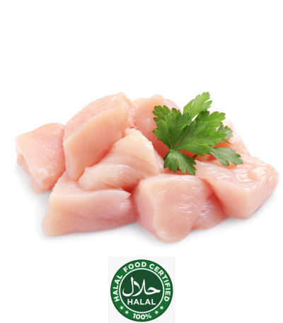 Chicken Breast Cubes (Large for Tikka Boti)